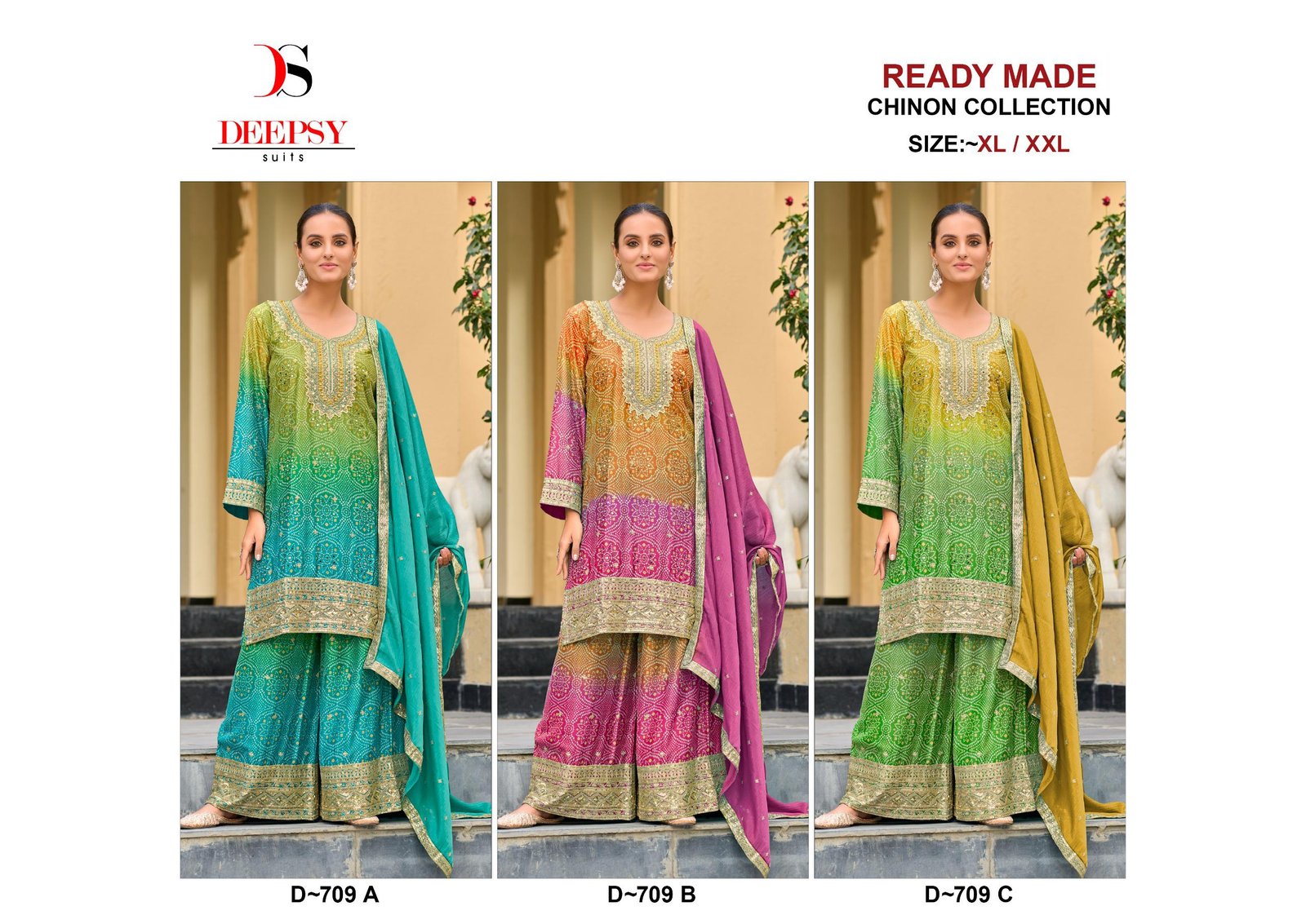 Launching Deepsy D 709 Embroidered Pakistani Ready Made Collection Wholesale 2026