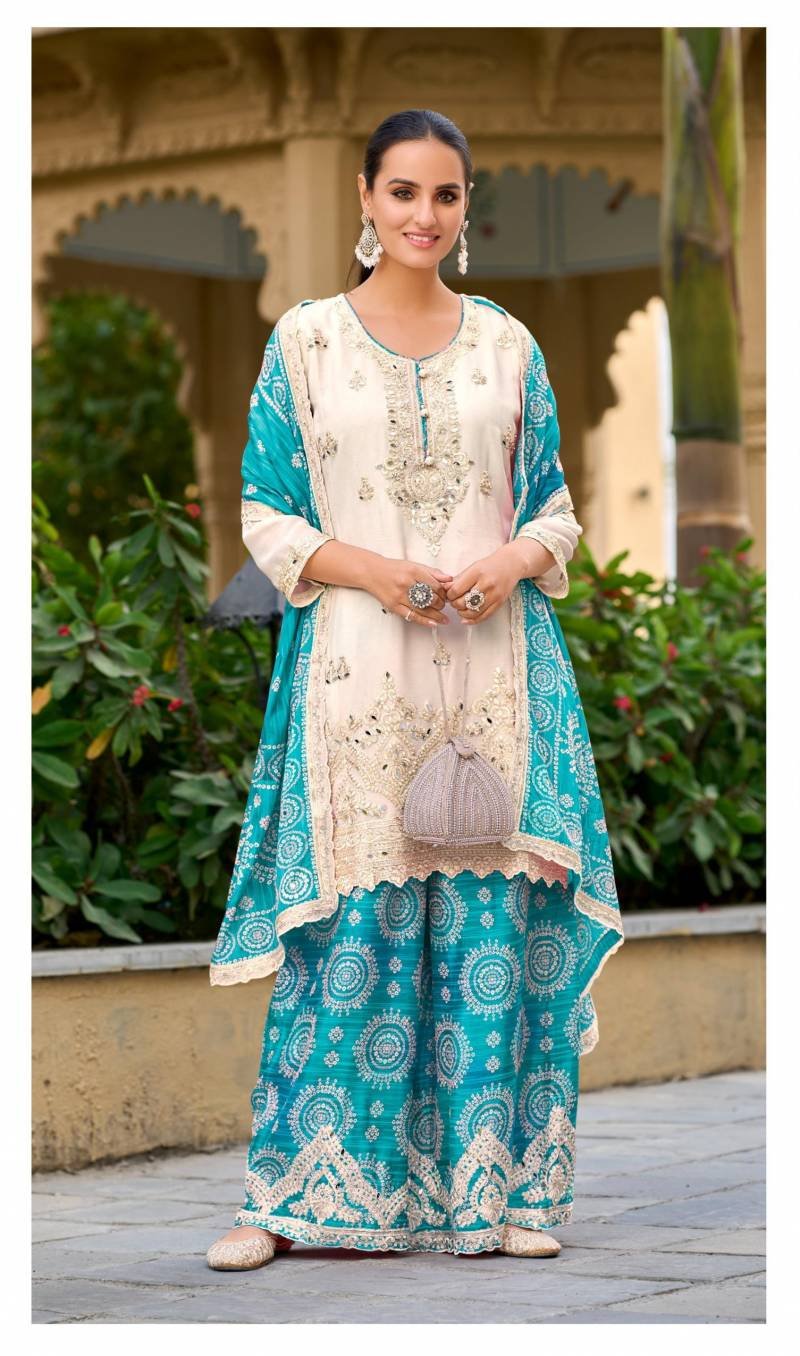 Deepsy D 710 Chinon Embroidered Pakistani Ready Made Collection Wholesale