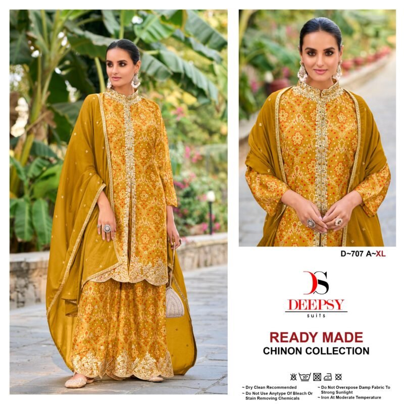 Launching Deepsy D 707 Embroidered Ready Made Pakistani Collection Wholesale 2026