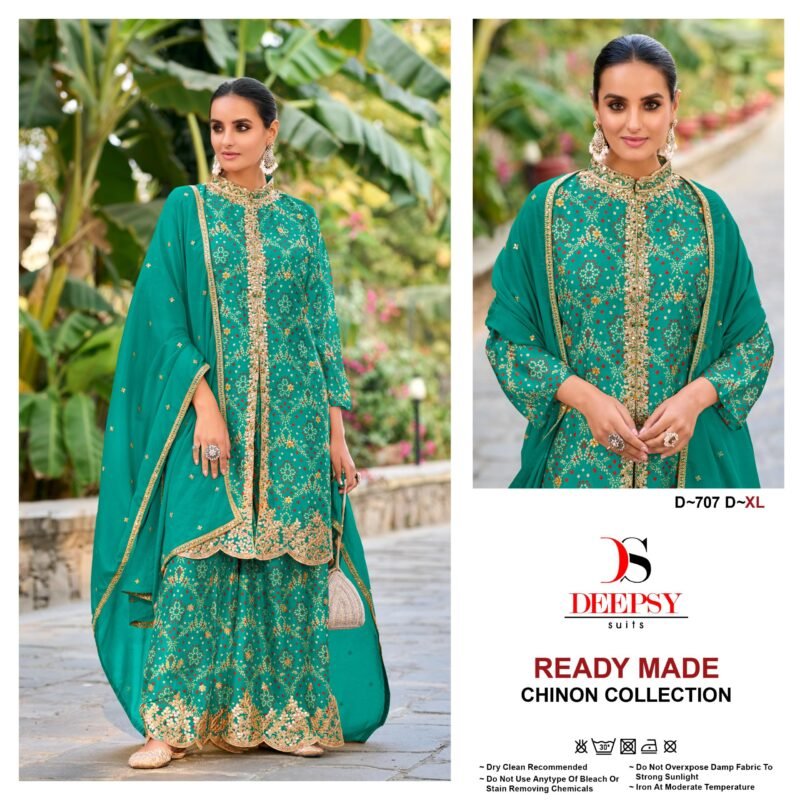 Launching Deepsy D 707 Embroidered Ready Made Pakistani Collection Wholesale 2026