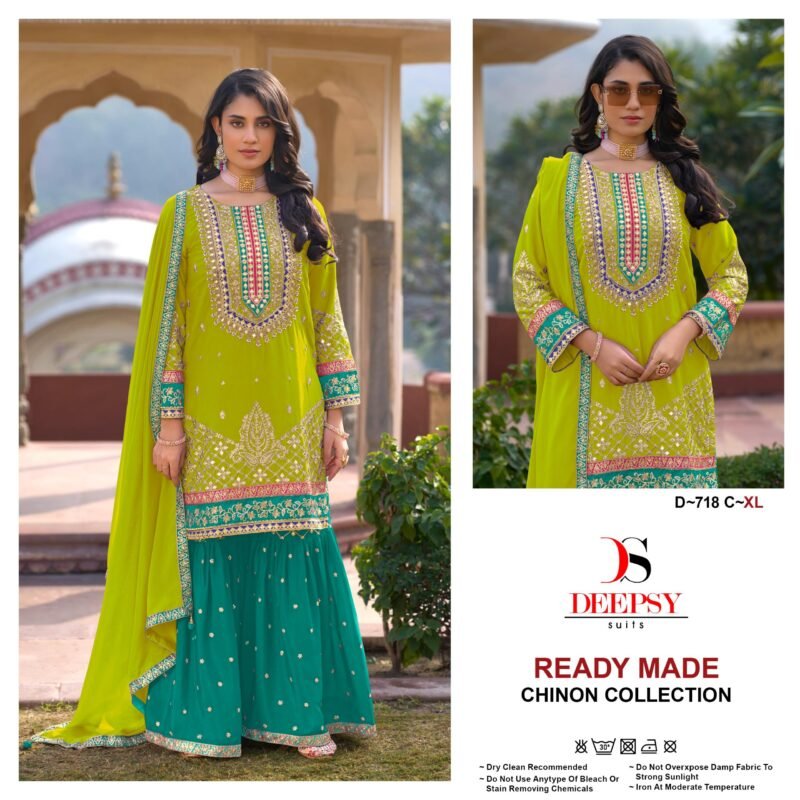 Latest Deepsy D 718 Embroidered Ready Made Pakistani Collection Wholesale 2026