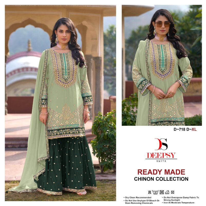 Latest Deepsy D 718 Embroidered Ready Made Pakistani Collection Wholesale 2026
