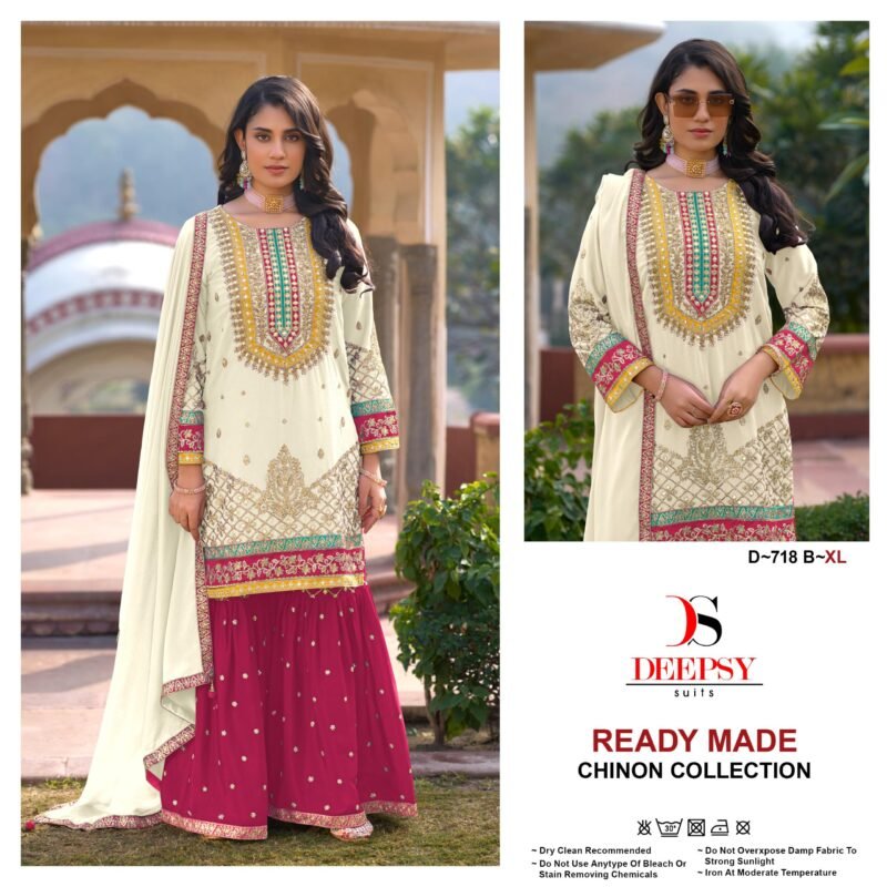 Latest Deepsy D 718 Embroidered Ready Made Pakistani Collection Wholesale 2026