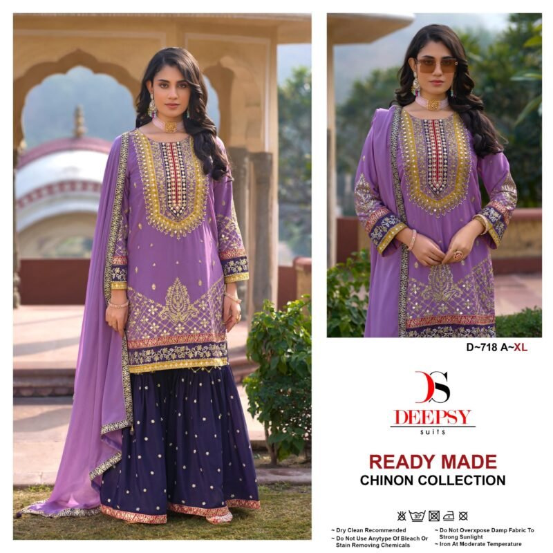 Latest Deepsy D 718 Embroidered Ready Made Pakistani Collection Wholesale 2026
