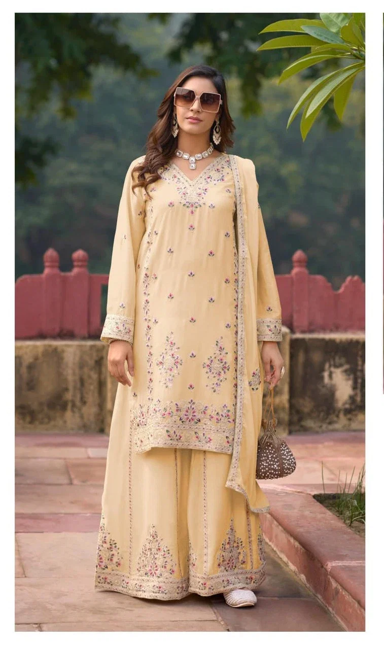 Deepsy D 720 Chinon Embroidered Ready Made Pakistani Collection Wholesale