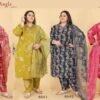 Launching Moksh Big Size Angle Vol 2 Fancy Kurti Bottom With Dupatta Wholesale 2026