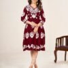 Beautiful Blue Hills Kiara Vol 3 Limited Edition Rayon Lucknowi Work Kurtis Wholesale 2026
