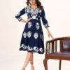 Beautiful Blue Hills Kiara Vol 3 Limited Edition Rayon Lucknowi Work Kurtis Wholesale 2026