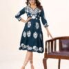 Beautiful Blue Hills Kiara Vol 3 Limited Edition Rayon Lucknowi Work Kurtis Wholesale 2026