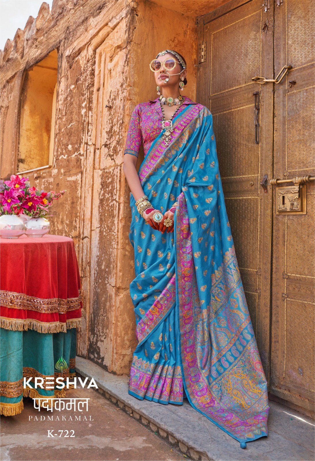 Launching Rajyog Kreshva Padmakamal Silk Handwoven Printed Saree Wholesale 2026