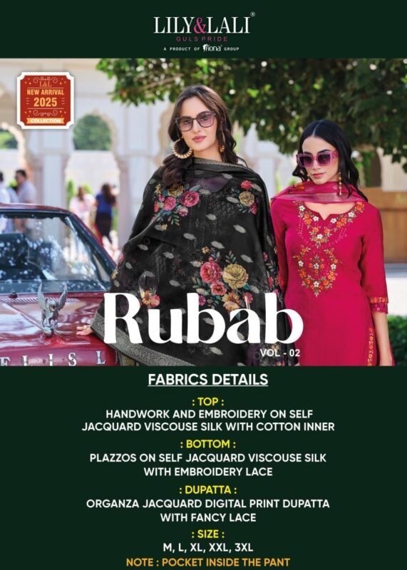 Stylish Lily And Lali Rubab Vol 2 Viscose Kurti Bottom With Dupatta Wholesale 2026