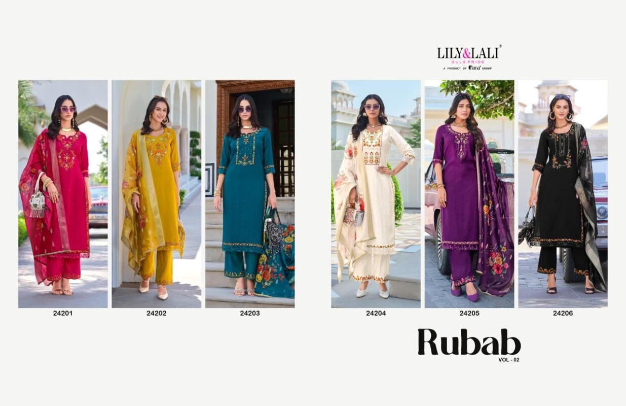 Stylish Lily And Lali Rubab Vol 2 Viscose Kurti Bottom With Dupatta Wholesale 2026