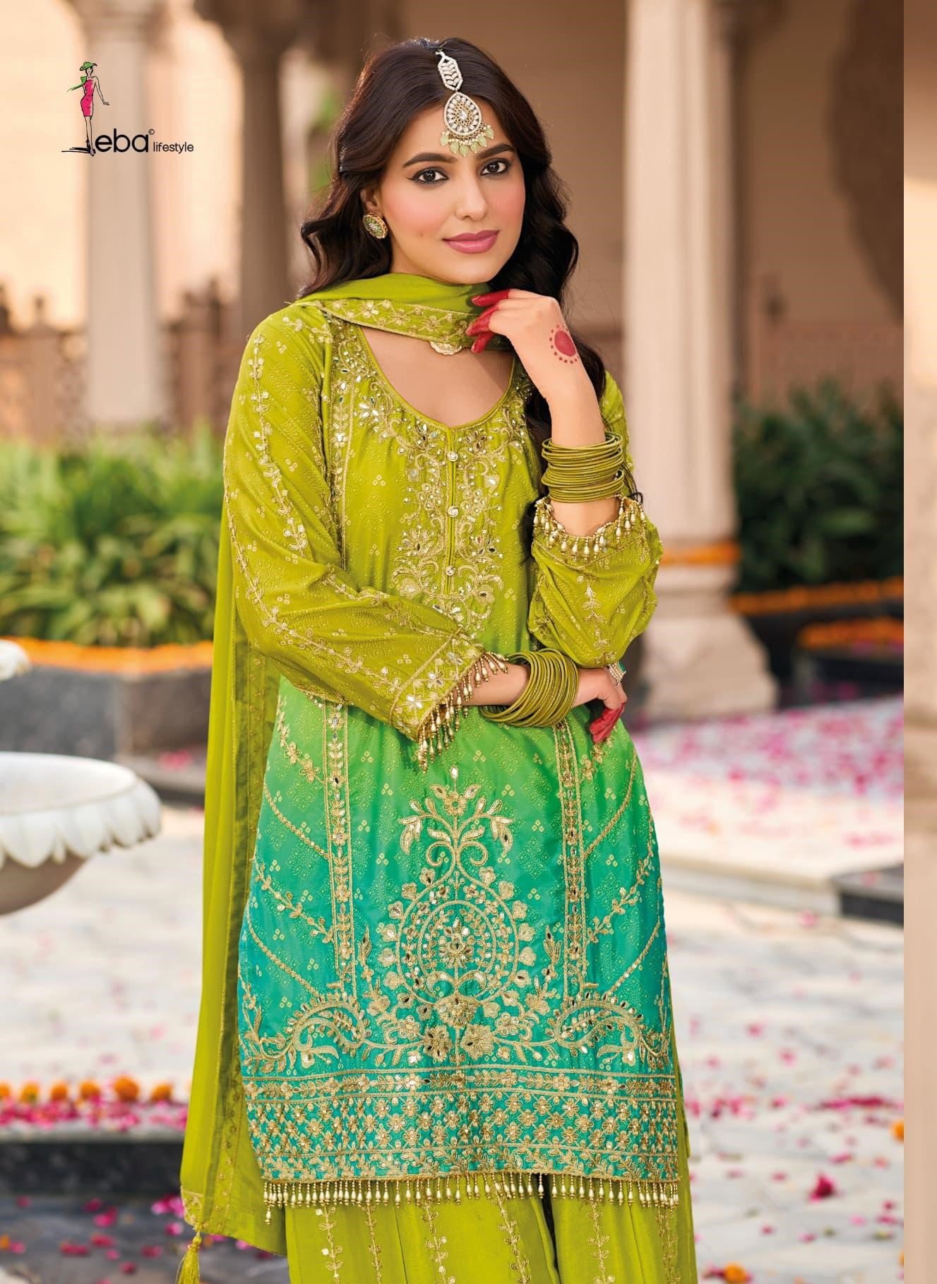 Eba Rangeen 1782 Digital Printed Readymade Suits Collection Wholesale