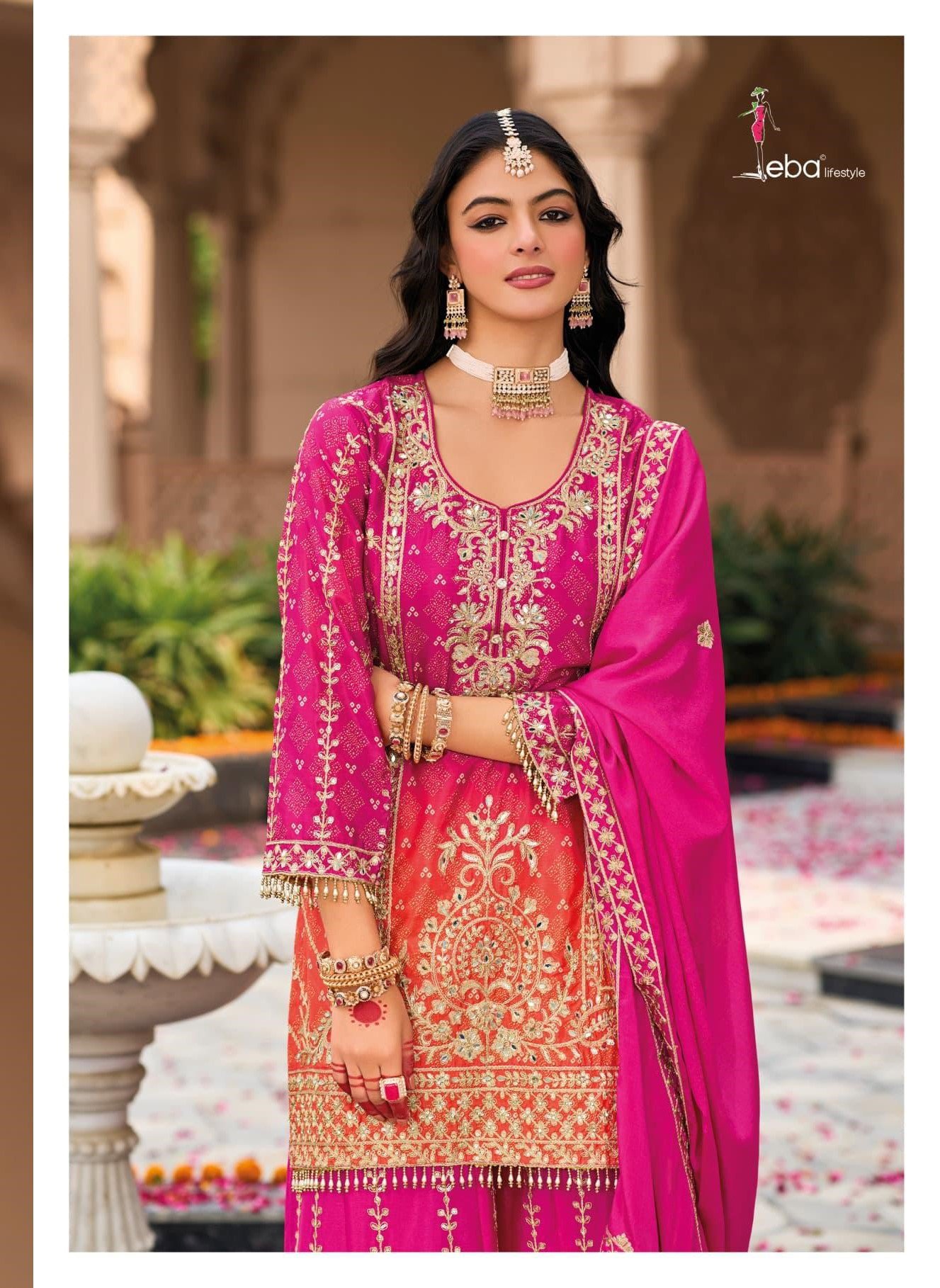 Eba Rangeen 1781 Digital Printed Readymade Suits Collection Wholesale