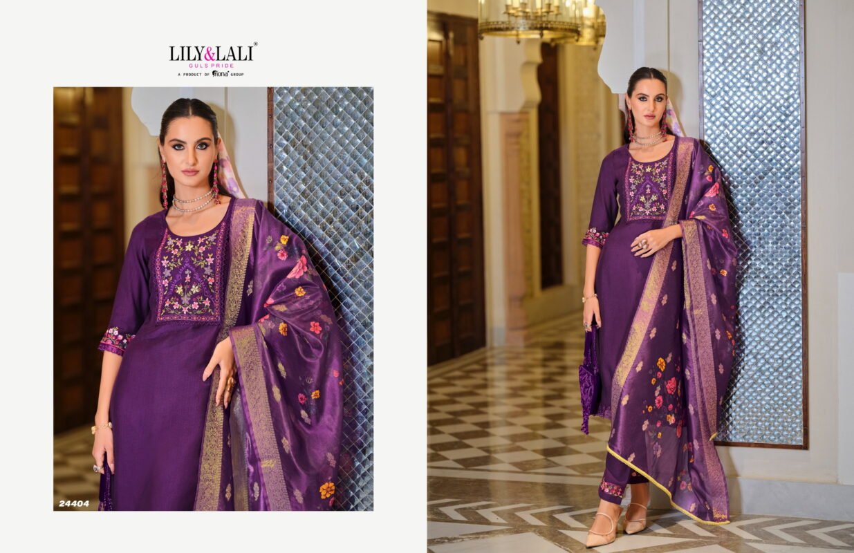 Beautiful Lily And Lali Malvika Vol 3 Viscose Handwork Kurti Pant With Dupatta Wholesale 2026