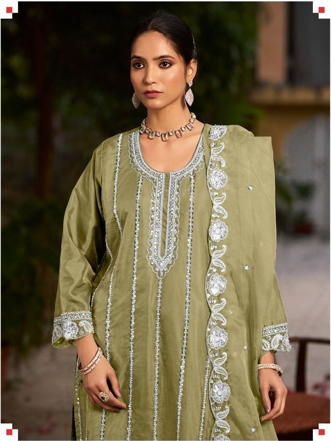Deepsy D 2186 Organza Embroidered Pakistani Collection Wholesale