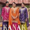 Eba Kanak Chinon Embroidered Ready Made Suits Collection Wholesale