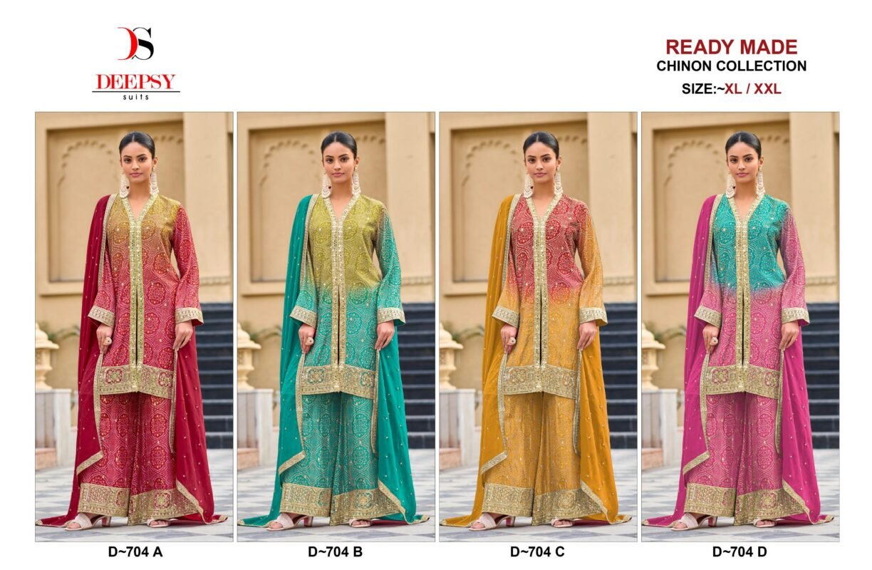 Latest Deepsy D 704 Embroidered Ready Made Pakistani Collection Wholesale 2026