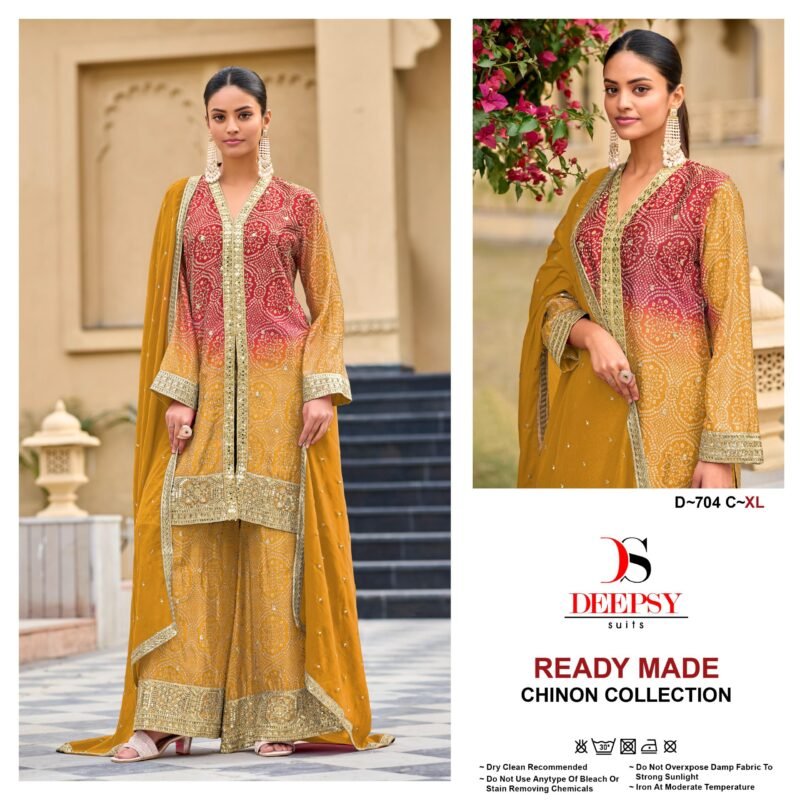 Latest Deepsy D 704 Embroidered Ready Made Pakistani Collection Wholesale 2026