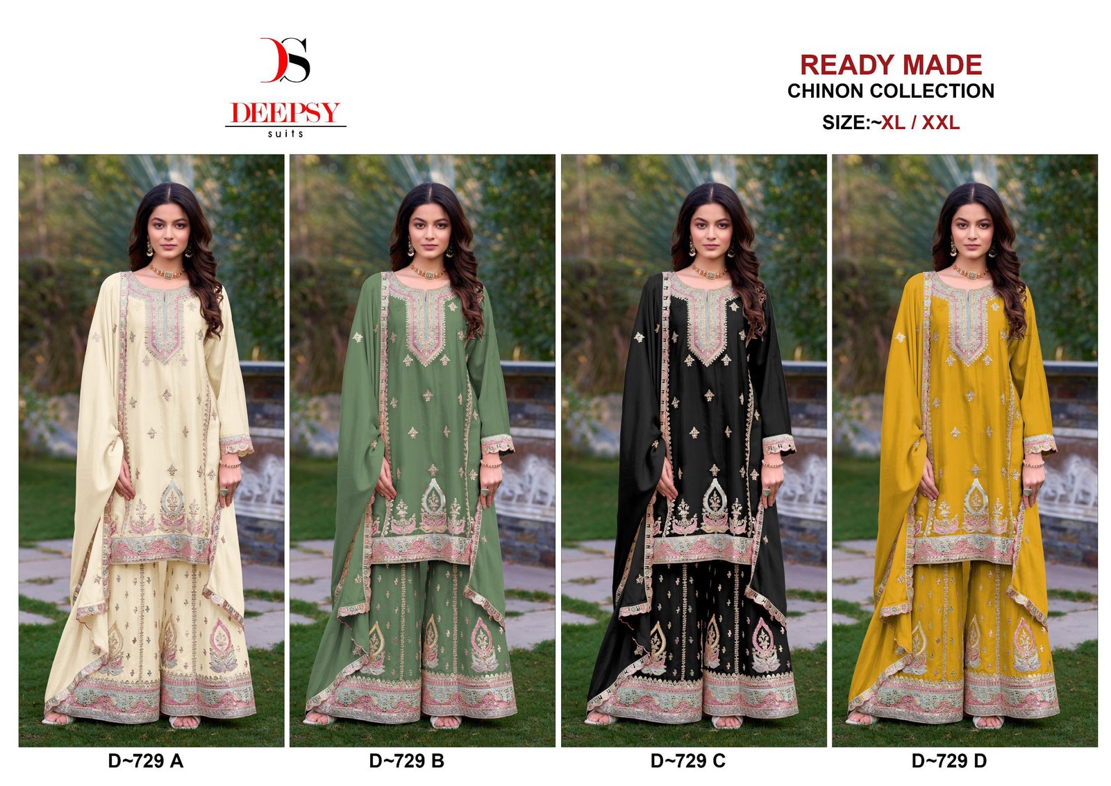 Buy Deepsy D 729 Embroidered Ready Made Pakistani Collection Wholesale 2026