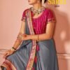 Suma Sakhi Black Rangoli Festival Wear Saree Collection Wholesale