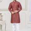 Latest Outluk Vol 133 Jacquard Silk Digital Printed Mens Kurta With Pyjama Wholesale 2026