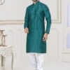 Latest Outluk Vol 133 Jacquard Silk Digital Printed Mens Kurta With Pyjama Wholesale 2026