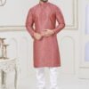 Latest Outluk Vol 133 Jacquard Silk Digital Printed Mens Kurta With Pyjama Wholesale 2026