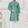 Latest Outluk Vol 133 Jacquard Silk Digital Printed Mens Kurta With Pyjama Wholesale 2026