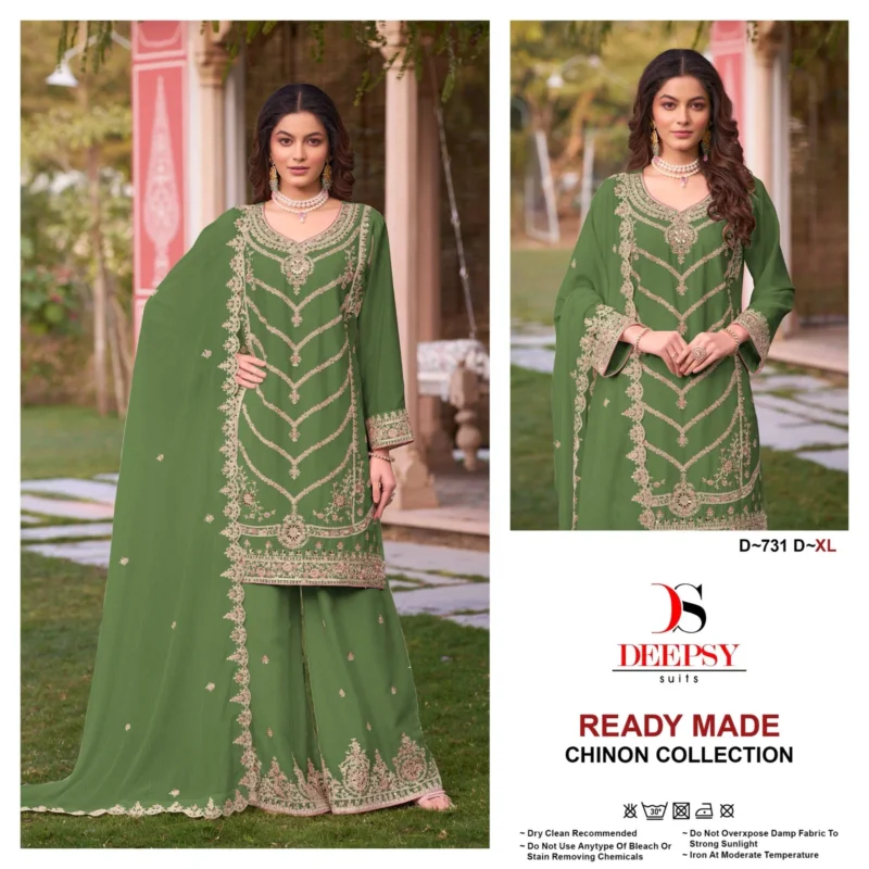 Beautiful Deepsy D 731 Chinon Embroidered Pakistani Readymade Collection Wholesale 2026