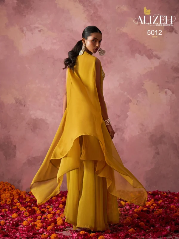Launching Alizeh Rang Georgette Designer Indo Western Collection Wholesale 2026