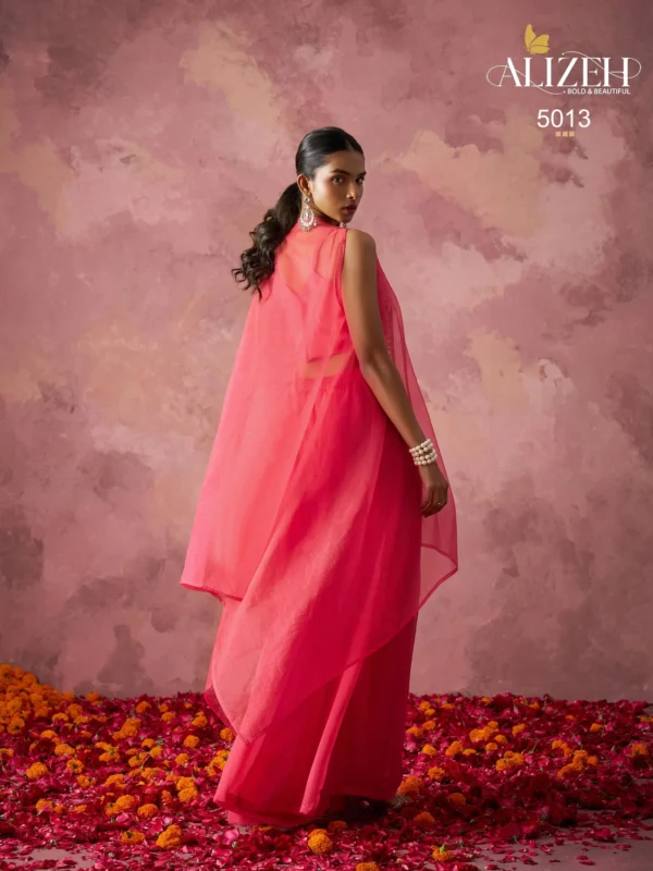 Launching Alizeh Rang Georgette Designer Indo Western Collection Wholesale 2026