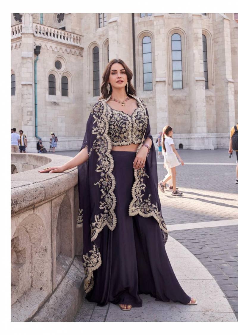 Sayuri Jannat Platinum Premium Silk Indo Western Collection Wholesale