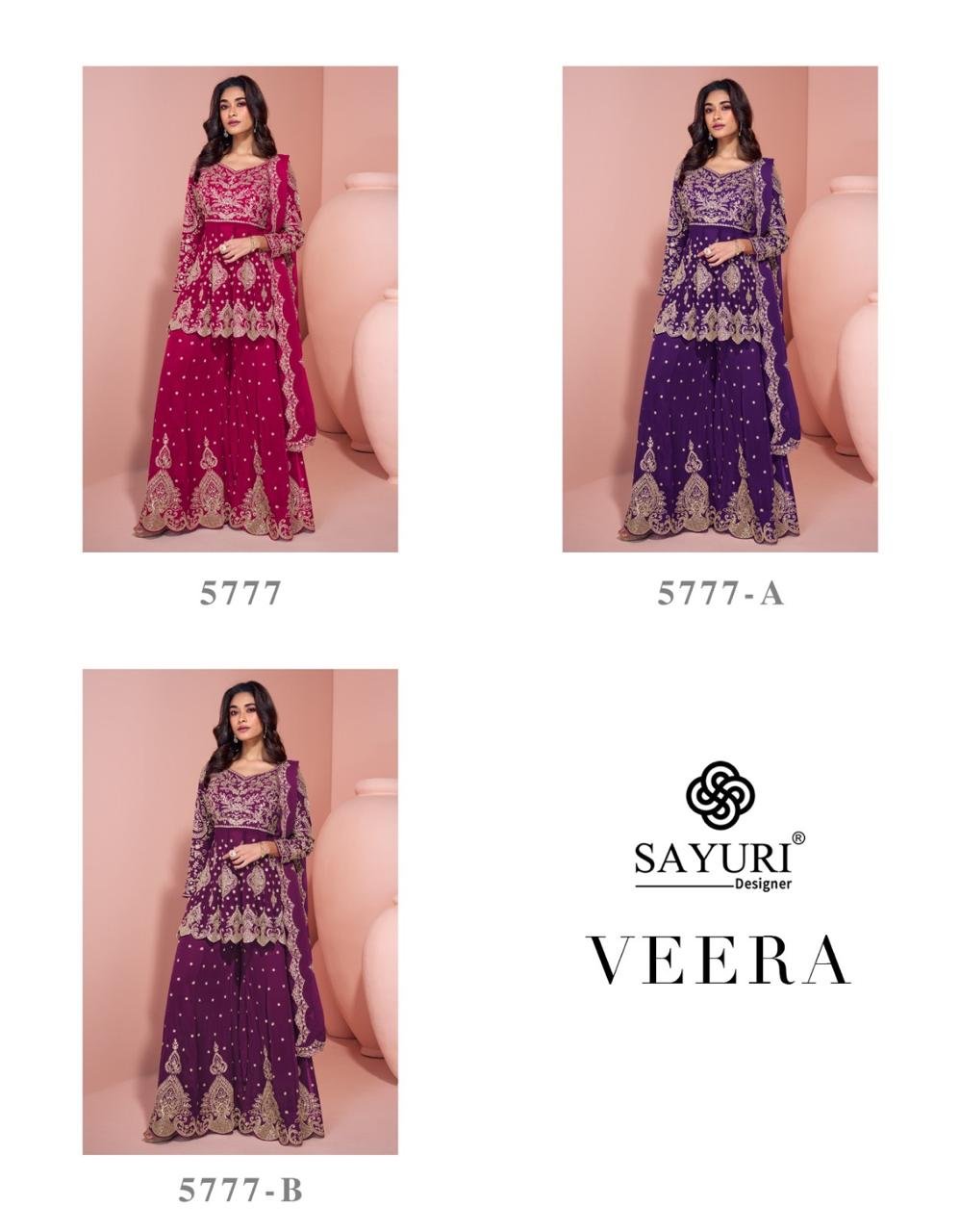 Beautiful Sayuri Veera Georgette Embroidered Salwar Kameez Collection Wholesale 2026