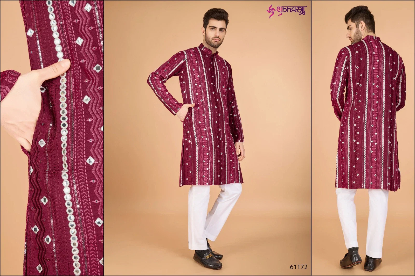 Stylish Shubhvastra Modern Ethnics 3 Viscose Rayon Mens Kurta Collection Wholesale 2026