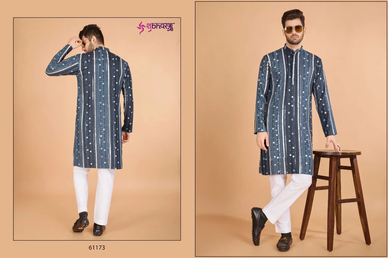 Stylish Shubhvastra Modern Ethnics 3 Viscose Rayon Mens Kurta Collection Wholesale 2026