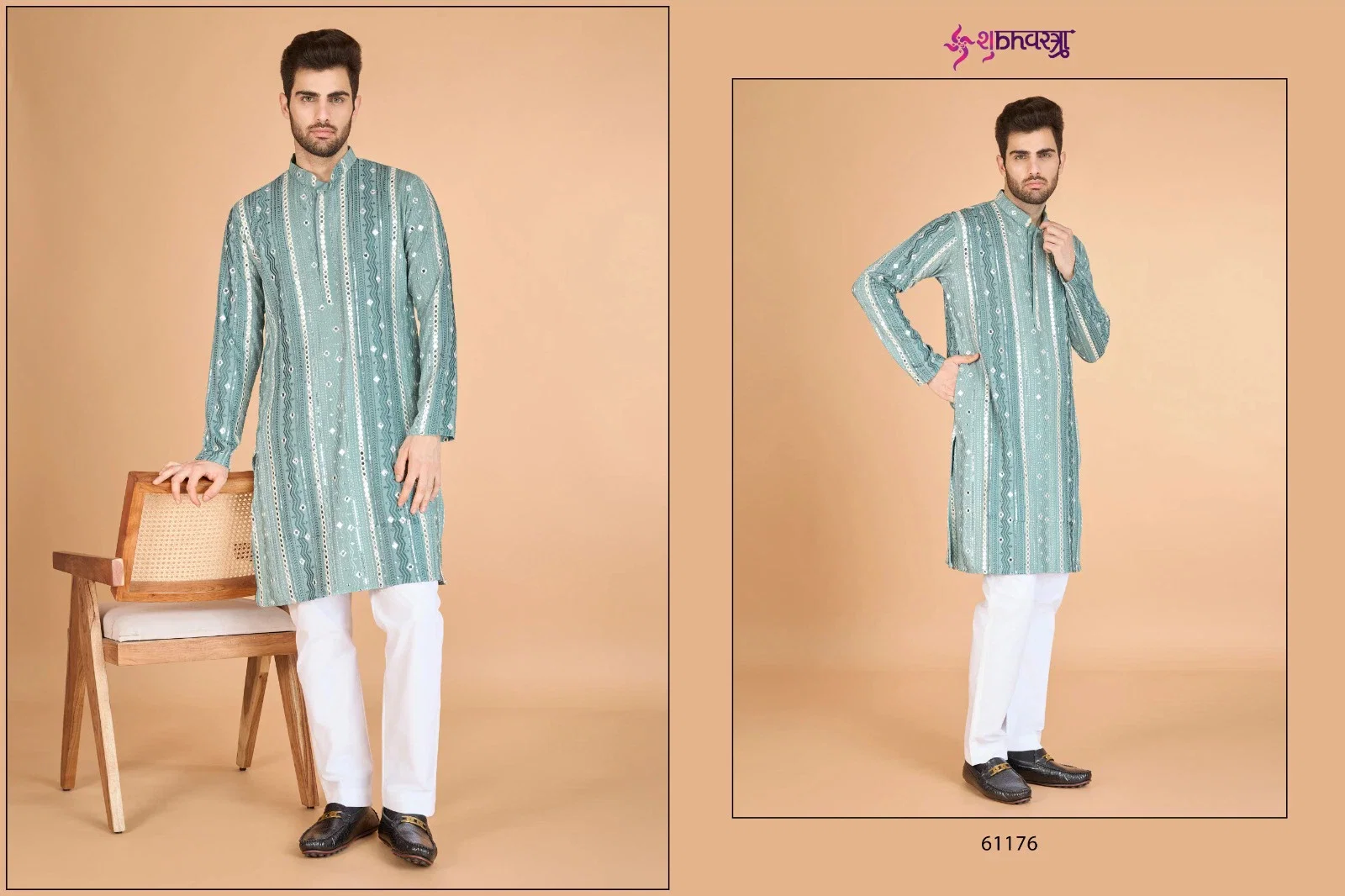 Stylish Shubhvastra Modern Ethnics 3 Viscose Rayon Mens Kurta Collection Wholesale 2026