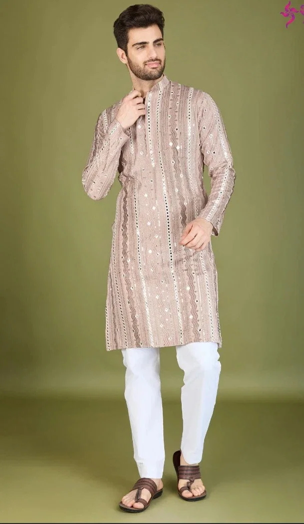 Shubhvastra Modern Ethnics 3 Viscose Rayon Mens Kurta Collection Wholesale