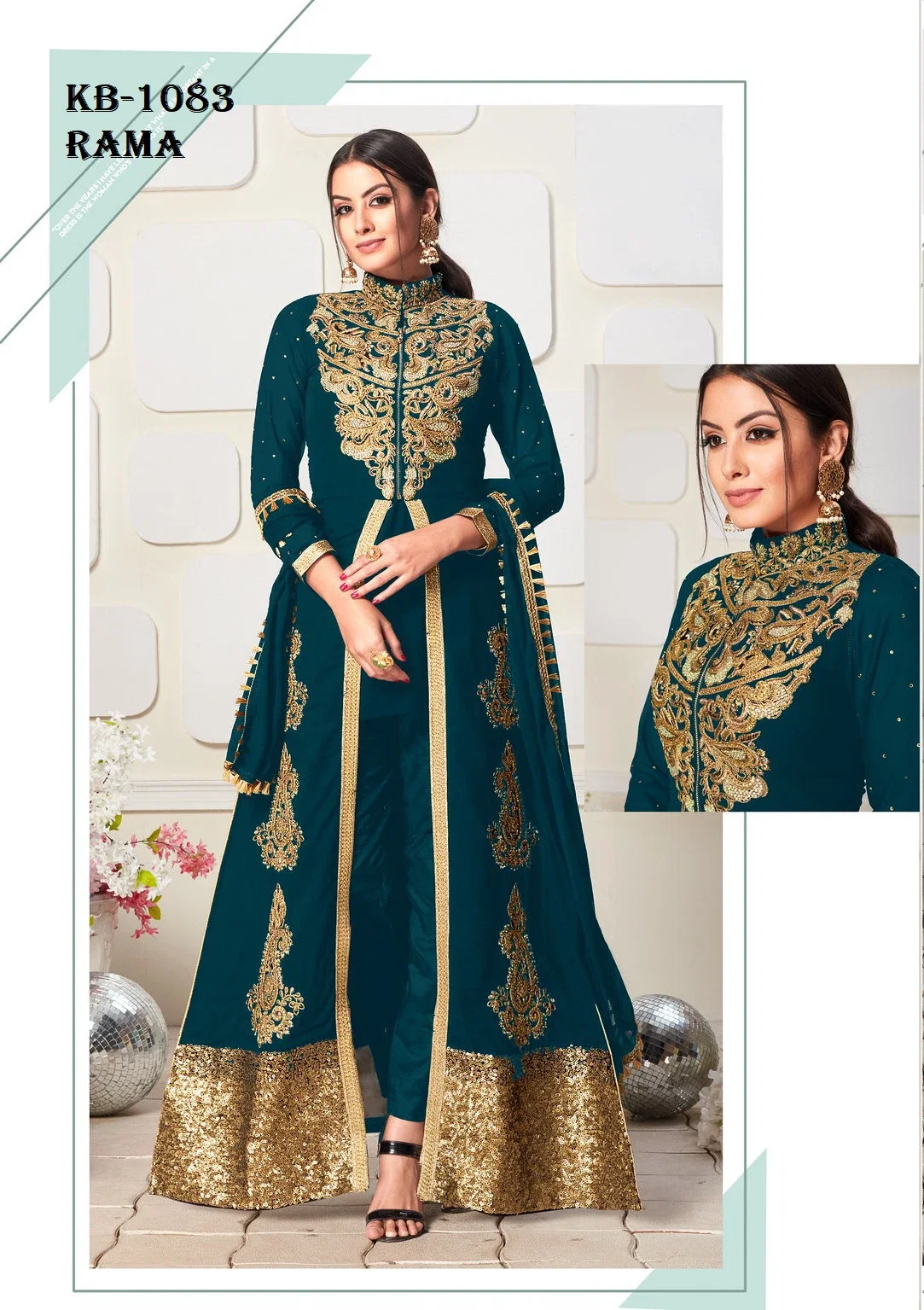 Beautiful Kb 1083 Colors Designer Embroidered Salwar Suits Collection Wholesale 2026