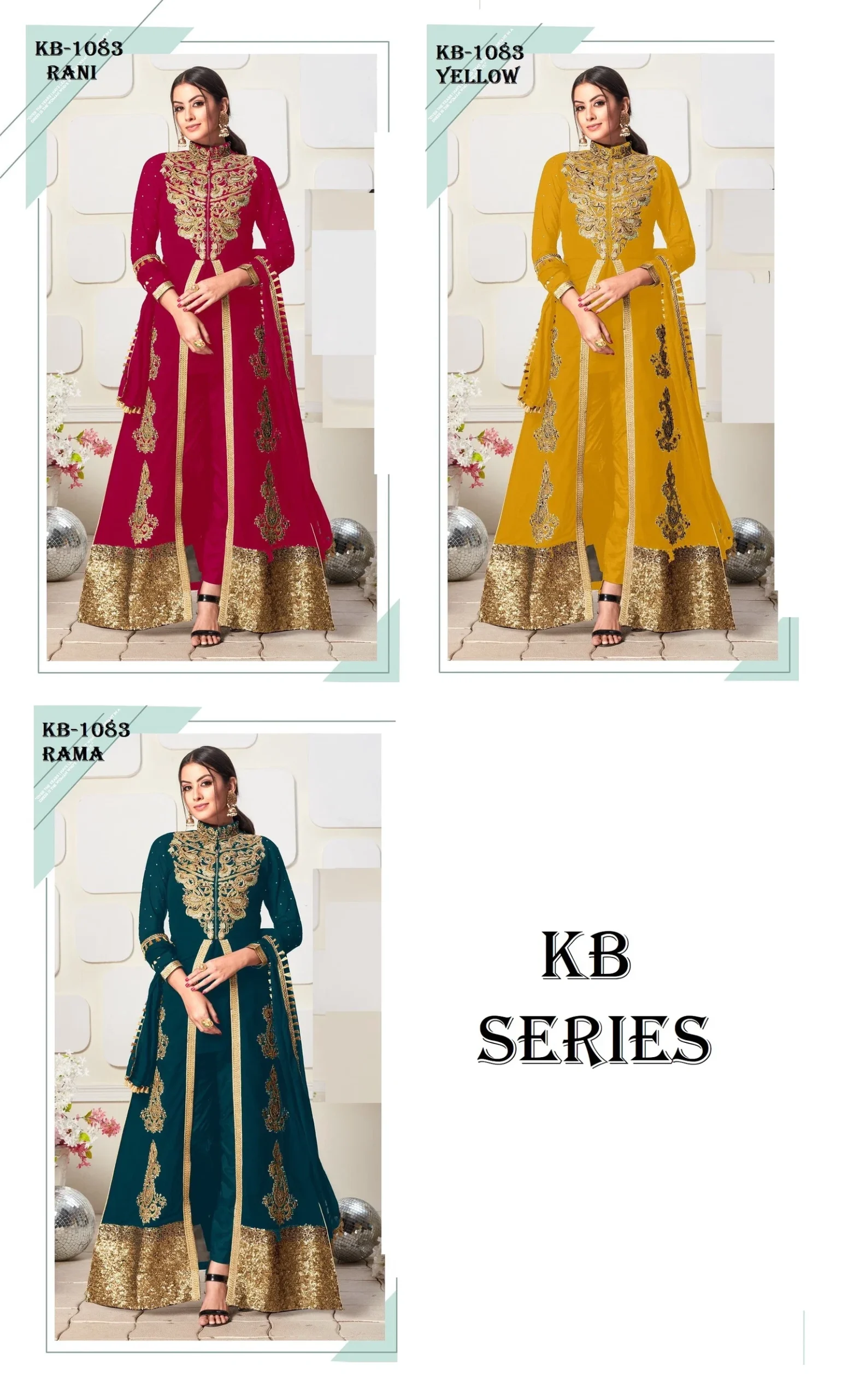 Beautiful Kb 1083 Colors Designer Embroidered Salwar Suits Collection Wholesale 2026