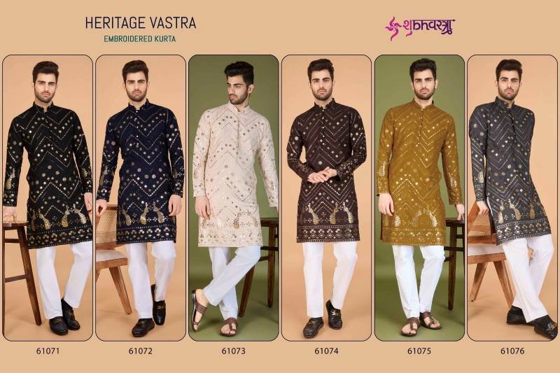 Stylish Shubhvastra Heritage Vastra Viscose Rayon Mens Kurta Collection Wholesale 2026