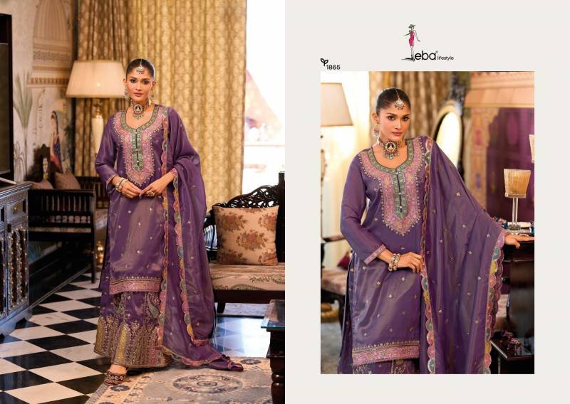 Launching Eba Safroon Vol 3 Simar Embroidered Ready Made Suits Collection Wholesale 2026