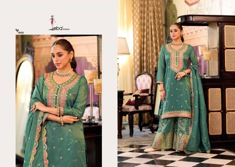 Launching Eba Safroon Vol 3 Simar Embroidered Ready Made Suits Collection Wholesale 2026
