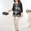 Beautiful Blue Hills Rabbit Rayon With Embroidery Work Tops Collection Wholesale 2026