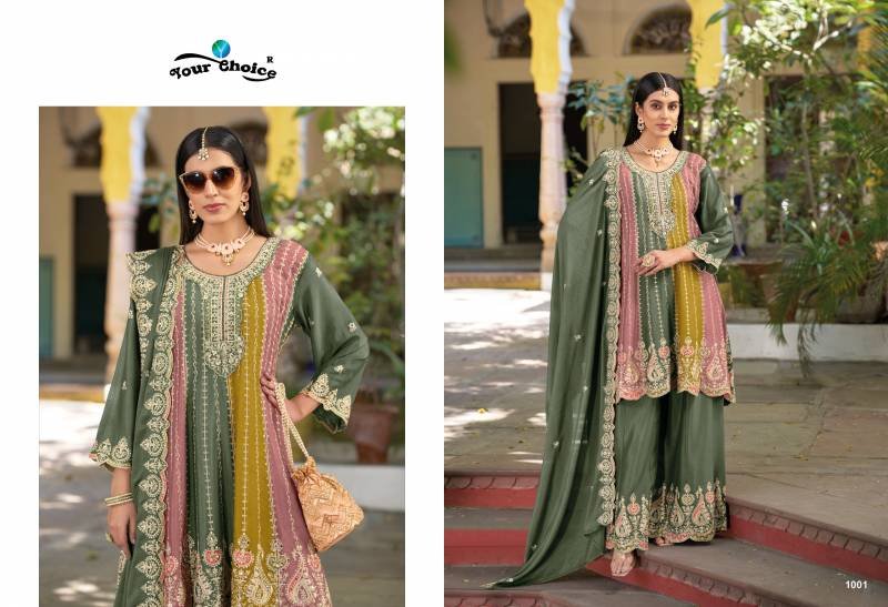 Buy Your Choice Orra 6 Chinon Digital Printed Salwar Suits Collection Wholesale 2026