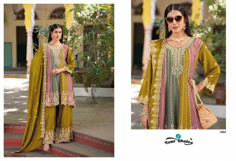 Buy Your Choice Orra 6 Chinon Digital Printed Salwar Suits Collection Wholesale 2026