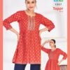 Stylish Blue Hills Toppr Vol 1 Rayon Embroidered Short Kurti Collection Wholesale 2026