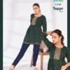 Stylish Blue Hills Toppr Vol 1 Rayon Embroidered Short Kurti Collection Wholesale 2026