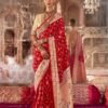 Launching Kreshva Meera Silk Bandhani With Paithani Border Designer Saree Wholesale 2026