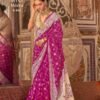 Launching Kreshva Meera Silk Bandhani With Paithani Border Designer Saree Wholesale 2026